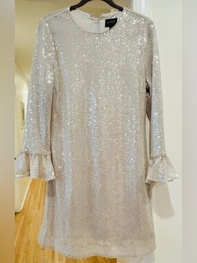J Crew Collection Winter Garden Sequin Dress, Size 14